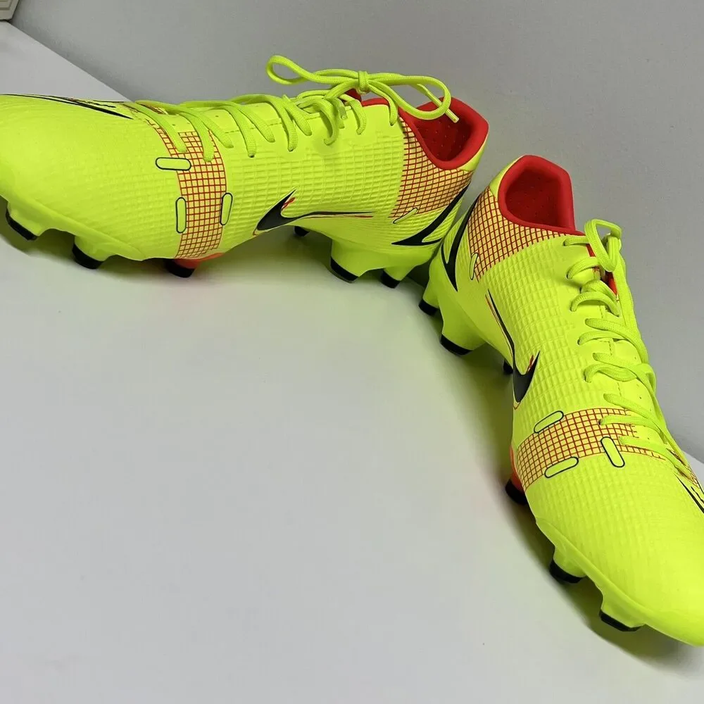 NEW Nike Mercurial Vapor 14 Academy FG MG Volt Soccer Cleats CU5691-760 Mens 11 - Picture 4 of 7